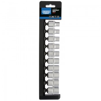 Metric Socket Set, 1/2” Sq. Dr. (10 Piece) Metric Socket Set, 1/2” Sq. Dr. (10 Piece)