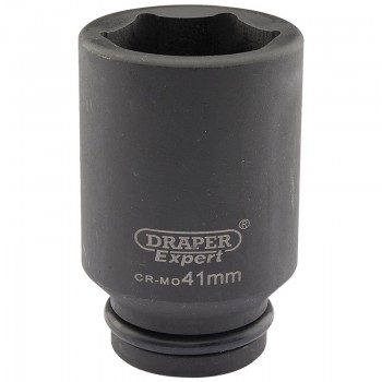 Expert HI-TORQ® 6 Point Deep Impact Socket, 3/4” Sq. Dr., 41mm Expert HI-TORQ® 6 Point Deep Impact Socket, 3/4” Sq. Dr., 41mm