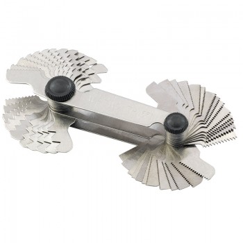 52 Blade 4-62 BSW Screwpitch Gauge Set, 0.25 - 6mm 52 Blade 4-62 BSW Screwpitch Gauge Set, 0.25 - 6mm