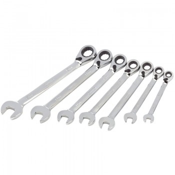Draper HI-TORQ® Metric Reversible Ratcheting Combination Spanner Set (7 Piece) Draper HI-TORQ® Metric Reversible Ratcheting Combination Spanner Set (7 Piece)