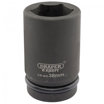 Expert HI-TORQ® 6 Point Deep Impact Socket, 1” Sq. Dr., 38mm Expert HI-TORQ® 6 Point Deep Impact Socket, 1” Sq. Dr., 38mm