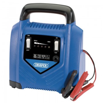 6V/12V Battery Charger, 7.0A, 10-75Ah 6V/12V Battery Charger, 7.0A, 10-75Ah
