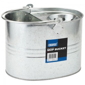 Galvanised Mop Bucket, 9L Galvanised Mop Bucket, 9L