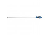 Extra Long Reach Soft Grip Plain Slot Screwdriver, 6.0 x 450mm