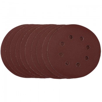 Sanding Discs, 125mm, Hook & Loop, 240 Grit, (Pack of 10) Sanding Discs, 125mm, Hook & Loop, 240 Grit, (Pack of 10)