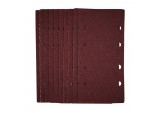 1/3 Sanding Sheets with Hook and Loop, 93 x 190mm, 40 Grit (Pack of 10)