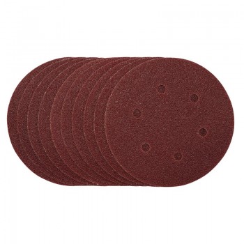 Sanding Discs, 150mm, Hook & Loop, 40 Grit, (Pack of 10) Sanding Discs, 150mm, Hook & Loop, 40 Grit, (Pack of 10)