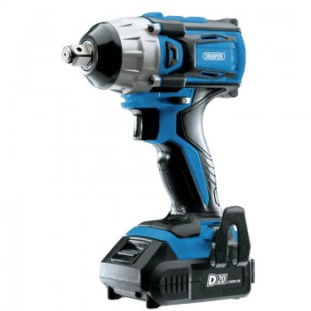D20 20V Brushless Impact Wrench, 1/2” Sq. Dr., 250Nm, 2 x 2.0Ah Batteries, 1 x Charger D20 20V Brushless Impact Wrench, 1/2” Sq. Dr., 250Nm, 2 x 2.0Ah Batteries, 1 x Charger