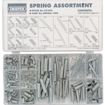 Compression and Extension Spring Assortment (200 Piece) Compression and Extension Spring Assortment (200 Piece)