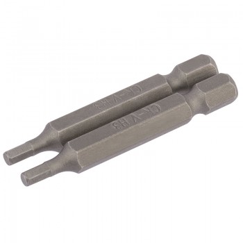 Hexagonal Insert Bit, 5mm, 1/4” Hex, 25mm Long (Pack of 2) Hexagonal Insert Bit, 5mm, 1/4” Hex, 25mm Long (Pack of 2)