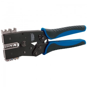 Quick Change Ratchet Action Crimping Tool, 220mm Quick Change Ratchet Action Crimping Tool, 220mm