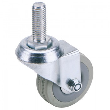 Swivel Bolt Fixing Rubber Castor, 50mm Diameter, S.W.L. 50kg Swivel Bolt Fixing Rubber Castor, 50mm Diameter, S.W.L. 50kg