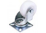 Swivel Plate Fixing Nylon Wheel, 50mm Diameter, S.W.L. 50kg