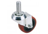 Swivel Bolt Fixing Polyurethane Wheel, 100mm Diameter, S.W.L. 125kg