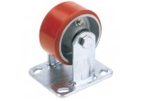 Fixed Plate Fixing Heavy Duty Polyurethane Wheel, 200mm Diameter, S.W.L. 500kg