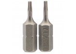 Draper TX-STAR® Insert Bit, 1/4&rdquo; Hex, 25mm Long, T7 (Pack of 2)