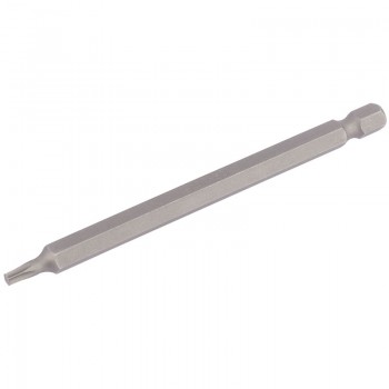 Draper TX-STAR® Insert Bit, 1/4” Hex, 100mm Long, T15 (Pack of 1) Draper TX-STAR® Insert Bit, 1/4” Hex, 100mm Long, T15 (Pack of 1)
