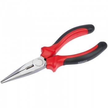 Heavy Duty Long Nose Pliers with Soft Grip Handles, 165mm Heavy Duty Long Nose Pliers with Soft Grip Handles, 165mm