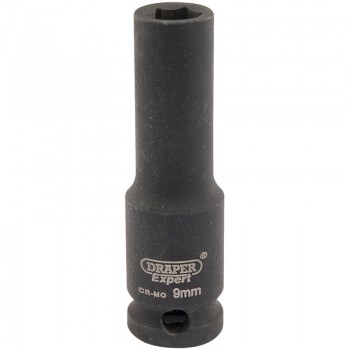 Expert HI-TORQ® 6 Point Deep Impact Socket, 3/8” Sq. Dr., 9mm Expert HI-TORQ® 6 Point Deep Impact Socket, 3/8” Sq. Dr., 9mm