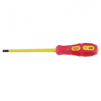 VDE Approved Fully Insulated Plain Slot Screwdriver, 5.5 x 125mm (Display Packed) VDE Approved Fully Insulated Plain Slot Screwdriver, 5.5 x 125mm (Display Packed)
