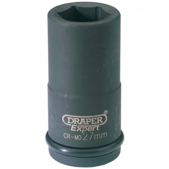 HI-TORQ® 6 Point Deep Impact Socket, 3/4” Sq. Dr., 27mm HI-TORQ® 6 Point Deep Impact Socket, 3/4” Sq. Dr., 27mm