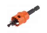 Bi-Metal Hole Saw with Integrated Arbor, 16mm