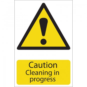 Caution Cleaning Caution Cleaning