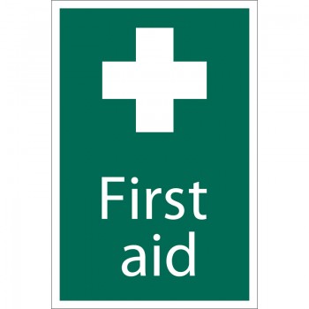 ’First Aid’ Safety Sign, 200 x 300mm ’First Aid’ Safety Sign, 200 x 300mm