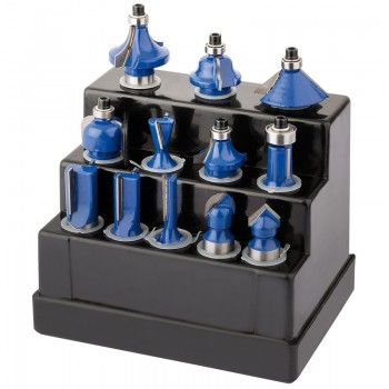 TCT Router Bit Set, 1/2” (12 Piece) TCT Router Bit Set, 1/2” (12 Piece)