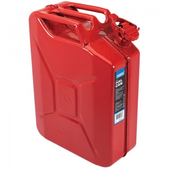 Steel Fuel Can, 20L, Red Steel Fuel Can, 20L, Red
