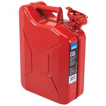 Steel Fuel Can, 10L, Red Steel Fuel Can, 10L, Red