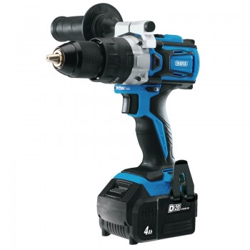 D20 20V Brushless Combi Drill, 1 x 4.0Ah Battery, 1 x Fast Charger D20 20V Brushless Combi Drill, 1 x 4.0Ah Battery, 1 x Fast Charger