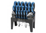 Soft Grip Screwdriver, Hex. Key and Bit Set (44 Piece)