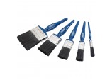 Natural Bristle Paint Brush Set (5 Piece)
