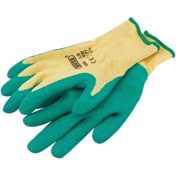 Heavy Duty Latex Coated Work Gloves, Large, Green Heavy Duty Latex Coated Work Gloves, Large, Green
