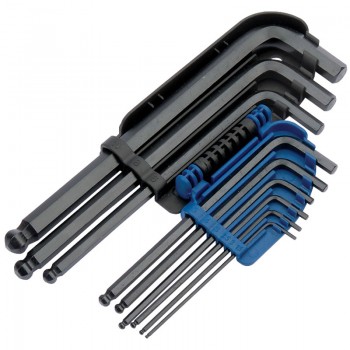 Metric Hexagon and Ball End Hexagon Key Set (9 Piece) Metric Hexagon and Ball End Hexagon Key Set (9 Piece)