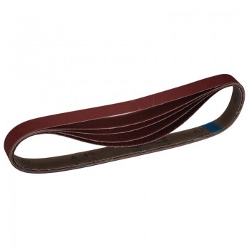Cloth Sanding Belt, 25 x 762mm, Assorted Grit (Pack of 5) Cloth Sanding Belt, 25 x 762mm, Assorted Grit (Pack of 5)