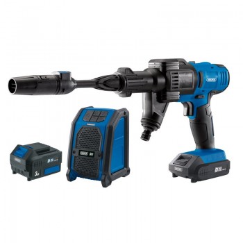 D20 20V Pressure Washer, D20 20V Wireless Speaker, 1 x 2.0Ah, 1 x 3.0Ah, 1 x Fast Charger D20 20V Pressure Washer, D20 20V Wireless Speaker, 1 x 2.0Ah, 1 x 3.0Ah, 1 x Fast Charger