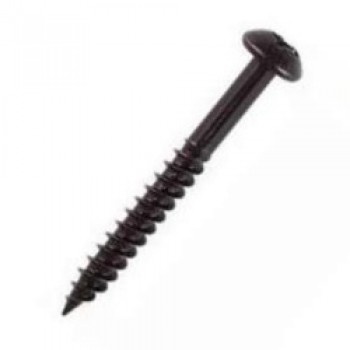 Round Head Blk Screws, Pack of 10 - 4x20mm Round Head Blk Screws, Pack of 10 - 4x20mm