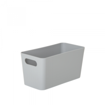 Studio Rectangular Basket 20 x 10 x 10cm - Cool Grey