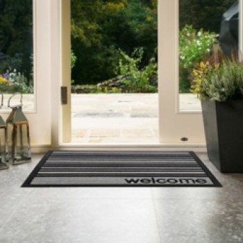 Scrape N Sorb Mat 40 x 60cm - Welcome Grey Scrape N Sorb Mat 40 x 60cm - Welcome Grey