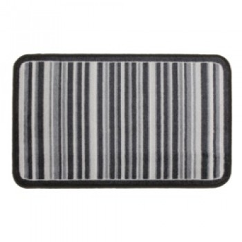 Supersoft Washable Mat 50 x 75cm - Grey Stripe Supersoft Washable Mat 50 x 75cm - Grey Stripe