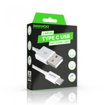 3m USB-A To USB-C Cable - 2a 3m USB-A To USB-C Cable - 2a