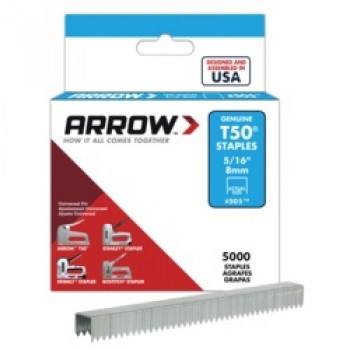 T50 Staples 8mm 5/16 - Box 5000 T50 Staples 8mm 5/16 - Box 5000