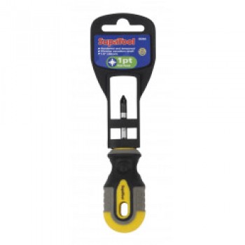 Pozi Head Stubby Screwdriver - 38mm x 1pt Pozi Head Stubby Screwdriver - 38mm x 1pt