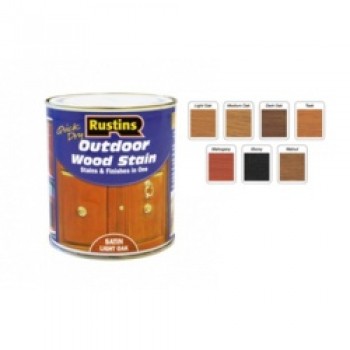 Quick Dry Outdoor Woodstain 250ml - Ebony Quick Dry Outdoor Woodstain 250ml - Ebony
