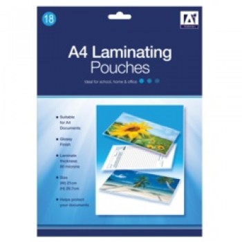 Laminating Pouches - Pack of 18 Laminating Pouches - Pack of 18