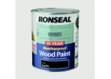 10 Year Weatherproof Satin Wood Paint 750ml - Black