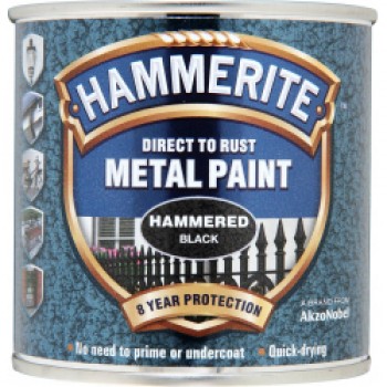 Metal Paint Hammered 250ml - Black Metal Paint Hammered 250ml - Black