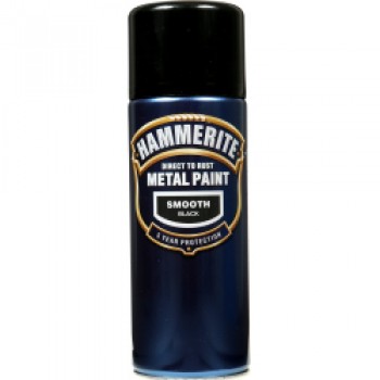 Metal Paint 400ml Aerosol - Smooth Black Metal Paint 400ml Aerosol - Smooth Black